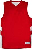 Badger B-Pivot Men Youth Reversible Basketball Tank Outside: RED/WHITE, Inside: WHITE/RED Primary