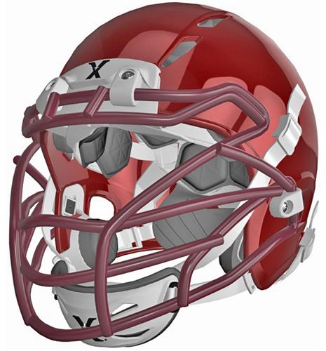 CARDINAL (HELMET/FACEMASK/WHITE CHINCUP/WHITE CHIN