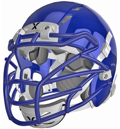 ROYAL (HELMET/FACEMASK/WHITE CHINCUP/WHITE CHINSTR