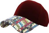 Aztec Solid And Mesh Caps AZTEC/MAROON Primary