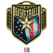 Hasty Awards 2.25" Liberty Basketball Medals M-742 Hasty Awards 2.25" Liberty Basketball Medals M-742