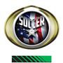 GOLD MEDAL/PHOENIX GREEN NECK RIBBON