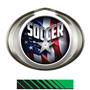 SILVER MEDAL/PHOENIX GREEN NECK RIBBON
