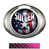 Hasty Award Halo Soccer Liberty Insert Medal Hasty Award Halo Soccer Liberty Insert Medal