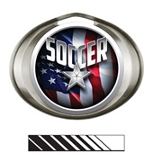 Hasty Award Halo Soccer Liberty Insert Medal