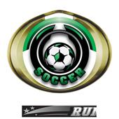Hasty Halo Medal Epic Soccer Insert M-3301S Hasty Halo Medal Epic Soccer Insert M-3301S