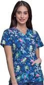 Cherokee Flexibles Womens V-Neck Top Cherokee Flexibles Womens V-Neck Top