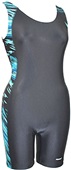 Adoretex Womens Direction Piping Unitard Swimsuit