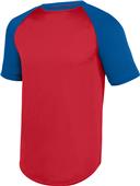 Augusta Adult Youth Attain Diamond Wicking Short Sleeve Baseball Jersey