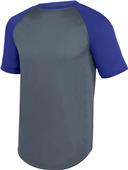 Augusta Adult Youth Attain Diamond Wicking Short Sleeve Baseball Jersey