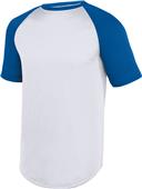 Augusta Adult Youth Attain Diamond Wicking Short Sleeve Baseball Jersey