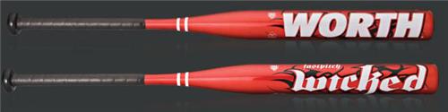 Worth Wicked EST Xtra Slowpitch Softball Bat 34/28 MG46 BPF 1.20 ASA Made in USA