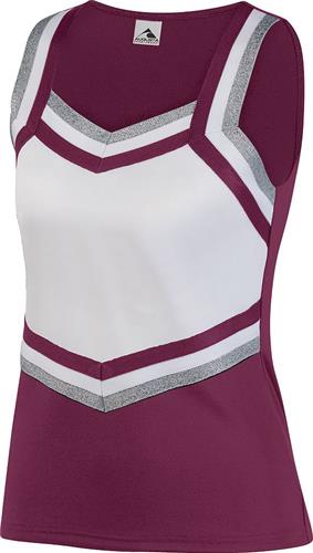 Augusta チアリーディングウェア Ladies S ネイビー/レッド Augusta Sportswear Ladies/Girls Pike Cheer Shell | Epic Sports