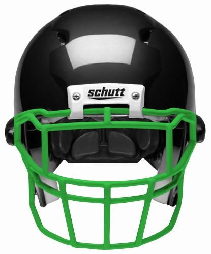 carbon football helmets Vengeance Pro LTD II with attached steel guard and STD hardware Pro Player Team wide receiver NFL's Safest Helmets Absorb Impact