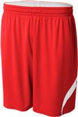A4 Reversible Double Double Basketball Shorts 10" Adult 9" Youth