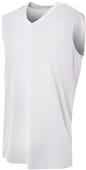 A4 Adult/Youth Backcourt Basketball Jersey WHITE Primary