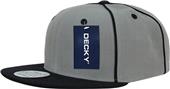 Decky Piped Crown Snapback Cap