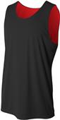 A4 Reversible Women's Jump Basketball Jerseys Outside: BLACK, Inside: RED Primary
