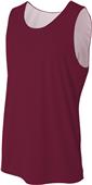 A4 Reversible Women's Jump Basketball Jerseys Outside: MAROON, Inside: WHITE Primary