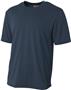 A4 Adult Youth Topflight Heather Tee NAVY Primary