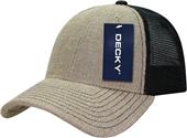 Decky Low Crown Jute Trucker Cap