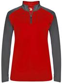 Badger Ladies Ultimate Sport 1/4 Zip Shirt