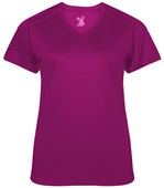 Badger Womens Ultimate Softlock V-Neck Tee