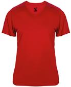 Badger Womens Ultimate Softlock V-Neck Tee