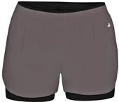 Badger Sport Ladies Double Up Shorts Badger Sport Ladies Double Up Shorts