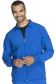 Infinity Mens Zip Front Scrub Jacket