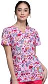 Cherokee Flexibles Womens Mock Wrap Top Cherokee Flexibles Womens Mock Wrap Top