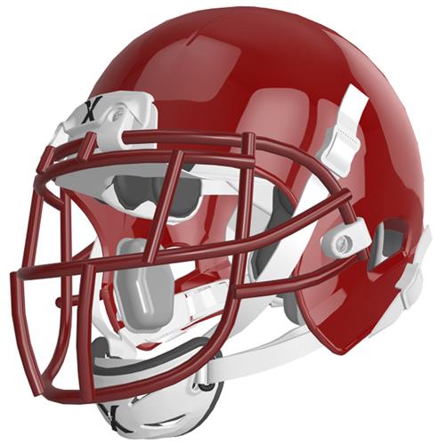 CARDINAL (HELMET/FACEMASK/WHITE CHINCUP/WHITE CHIN