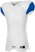 Alleson Adult/Youth Stretch Football Jersey WHITE/ROYAL Primary