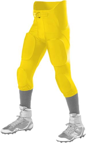 Alleson Athletic 688DY Integrated Football Pants - Medium Size, Ideal For Practice And Games