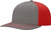 Richardson 312 Twill Back Trucker Cap CHARCOAL/RED (SPLIT) Primary