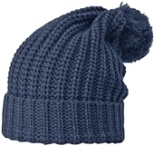 Richardson 143 Chunk Cable Beanie w/Cuff & Pom