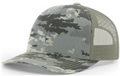 Richardson 112P Printed Trucker Snapback Cap