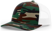 Richardson 112P Printed Trucker Snapback Cap