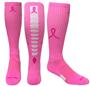 Breast Cancer Pink Ribbon Hero Kneehigh/OTC Socks PAIR
