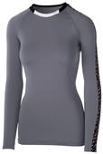 Womens/ Girls Spectrum Long Sleeve Volleyball Jerseys GRAPHITE/BLACK/WHITE Primary
