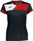 Joma Womens Crew II V-Neck Jersey Tee Joma Womens Crew II V-Neck Jersey Tee