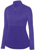 Augusta Ladies Shadow Tonal Heather Pullover 1/4 Zip Pullover 2909