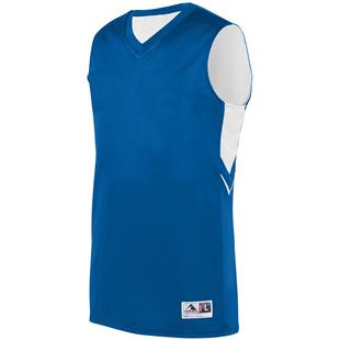 Augusta 6888 Ladies Match-Up Basketball Jersey - Purple/White, S