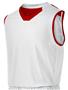 WHITE/ SCARLET