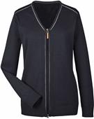 Devon & Jones Ladies Manchester Full-Zip Sweater Devon & Jones Ladies Manchester Full-Zip Sweater