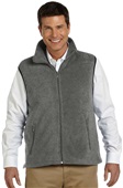 Harriton Mens Fleece Vest