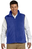 Harriton Mens Fleece Vest