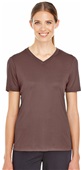 Team 365 Ladies Zone Performance T-Shirt SPORT DARK BROWN Primary