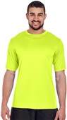 Team 365 Mens Zone Performance T-Shirt TT11 SPORT SAFETY YELLOW Primary