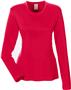 UltraClub Ladies Cool & Dry Performance LS TShirt RED Primary